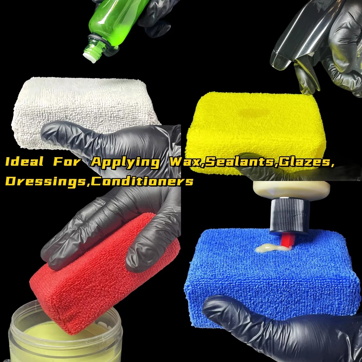 8 almohadillas aplicadoras de  - Wax Applicator Pad reseña y precio